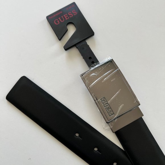 GUESS Men's Reversible Black-Brown Belt Size Medium 34-36 - Picture 1 of 5